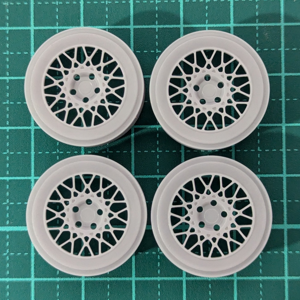 1/24 3Dプリントホイール 19インチ PK-DR419