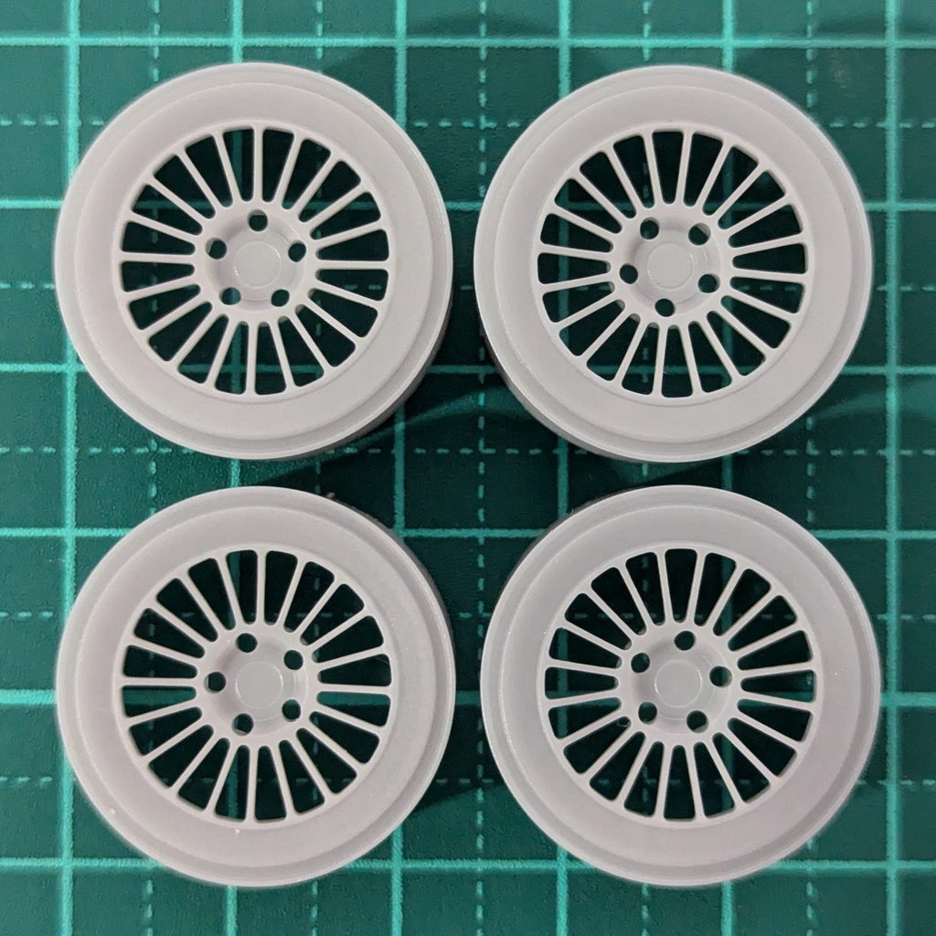 1/24 3Dプリントホイール 19インチ PK-DR219