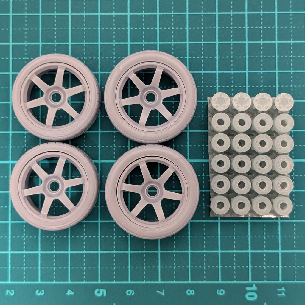 1/24 911 GT3 RS (992) タイヤ&ホイールセット for T