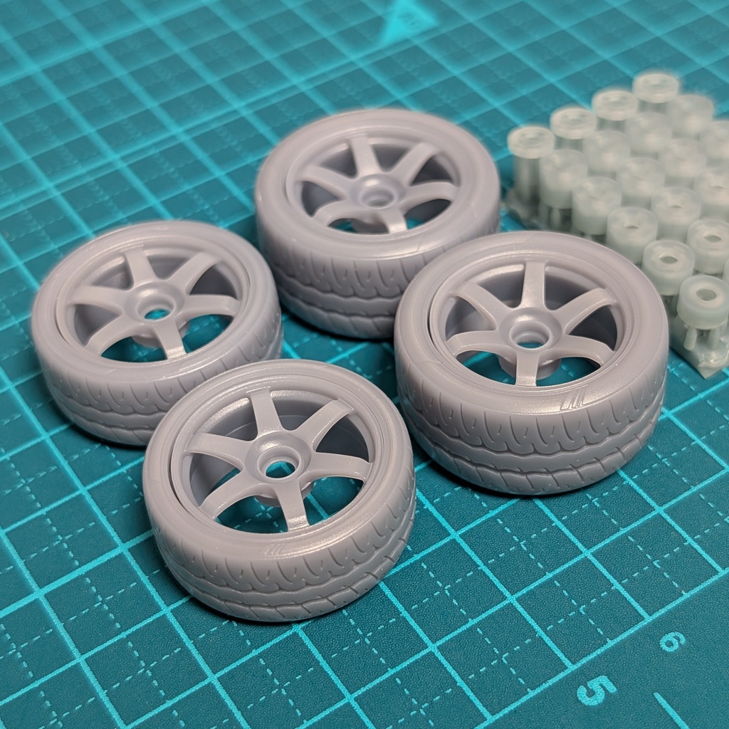 1/24 911 GT3 RS (992) タイヤ&ホイールセット for T