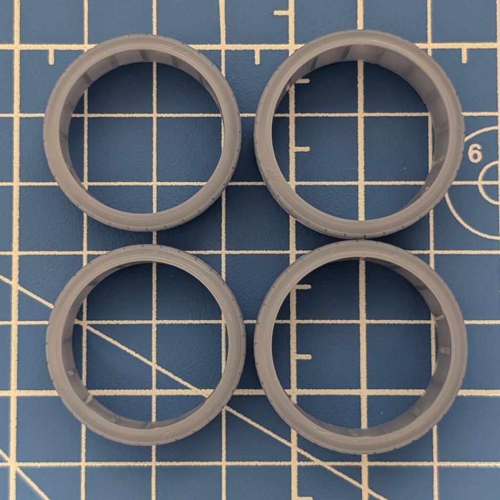 1/24 3Dプリントタイヤ AD09タイプ 19-20インチセット