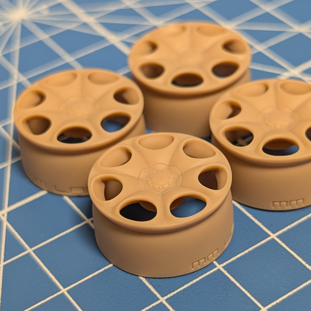 1/24 3Dプリントホイール 18インチ CEC-16918