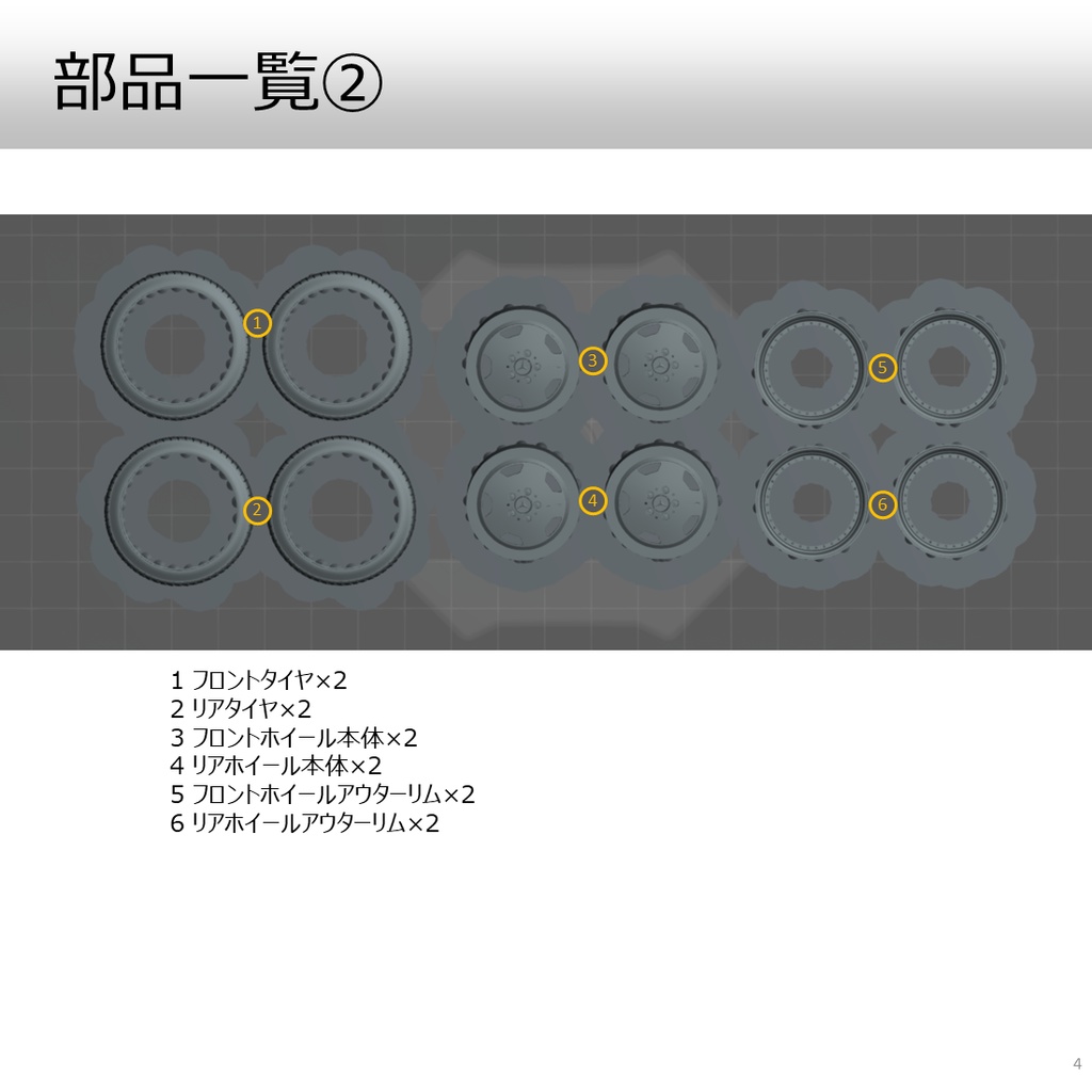 1/24 C126 エアロパーツセット for T