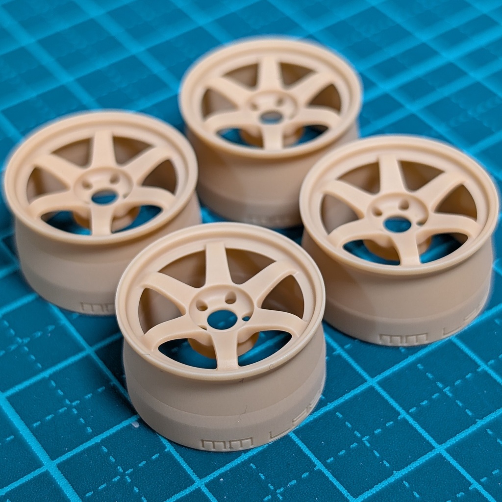 1/24 3Dプリントホイール 17インチ R-37SL17
