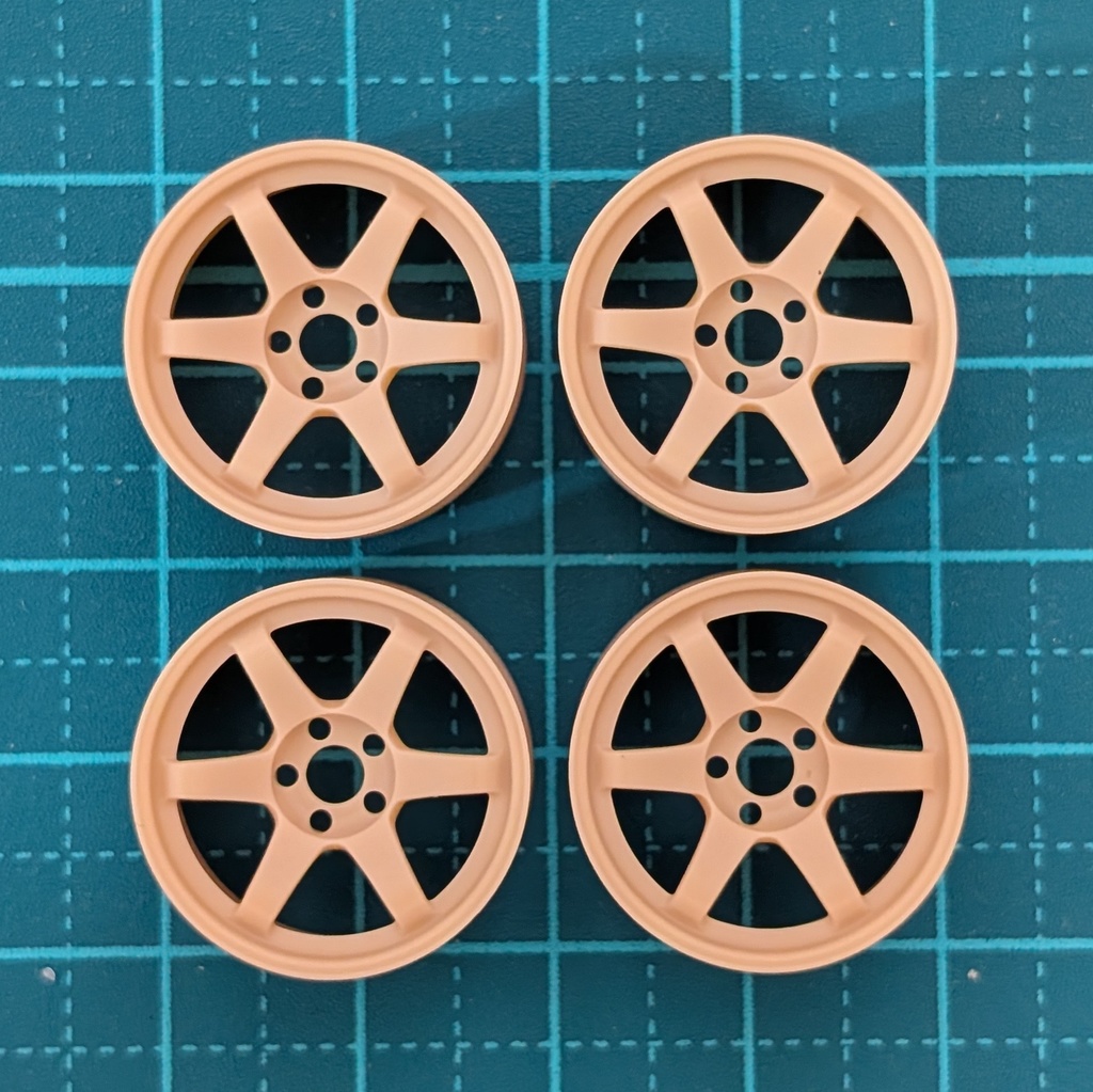 1/24 3Dプリントホイール 17インチ R-37SL17