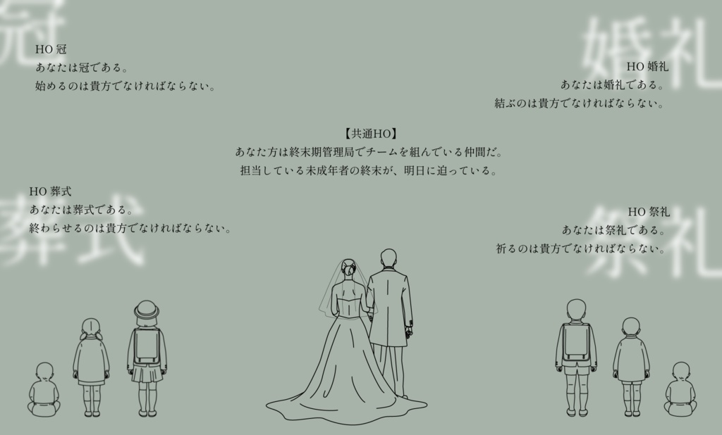 【CoCシナリオ】致死量に手折られ