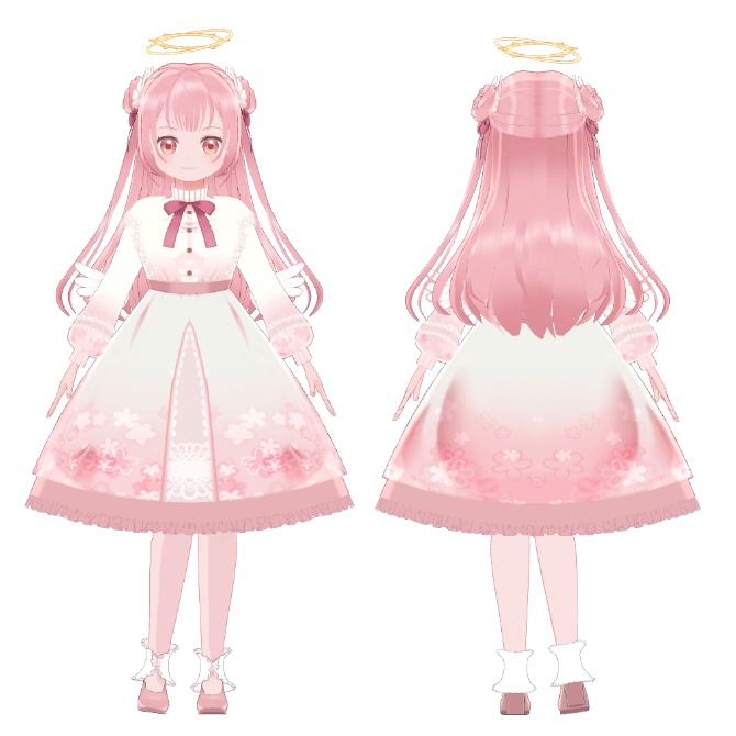 オリジナル3Dモデル「ここみ」