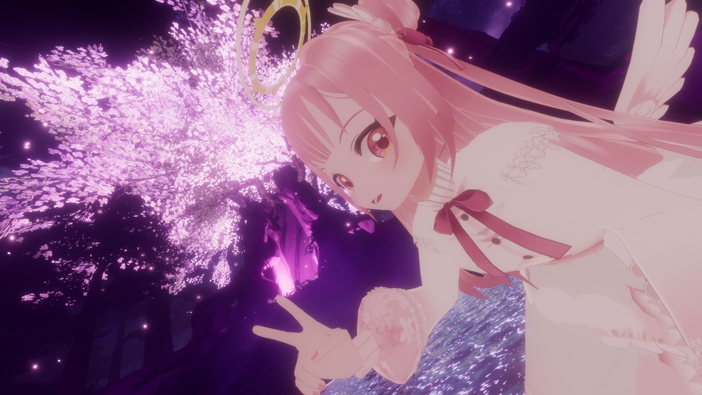 オリジナル3Dモデル「ここみ」