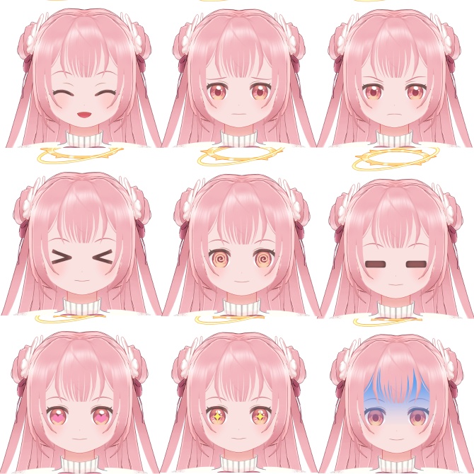 オリジナル3Dモデル「ここみ」