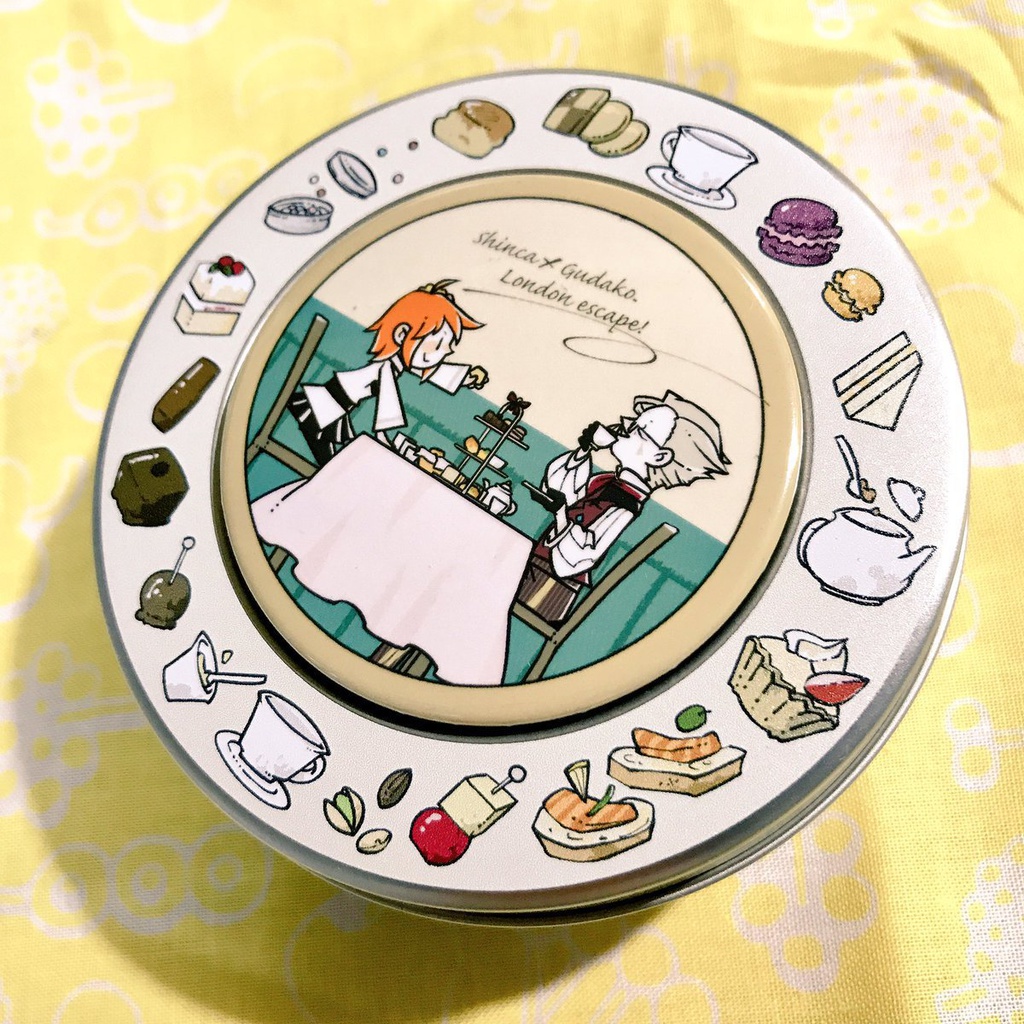新茶ぐだ♀マグネット付き缶ケース