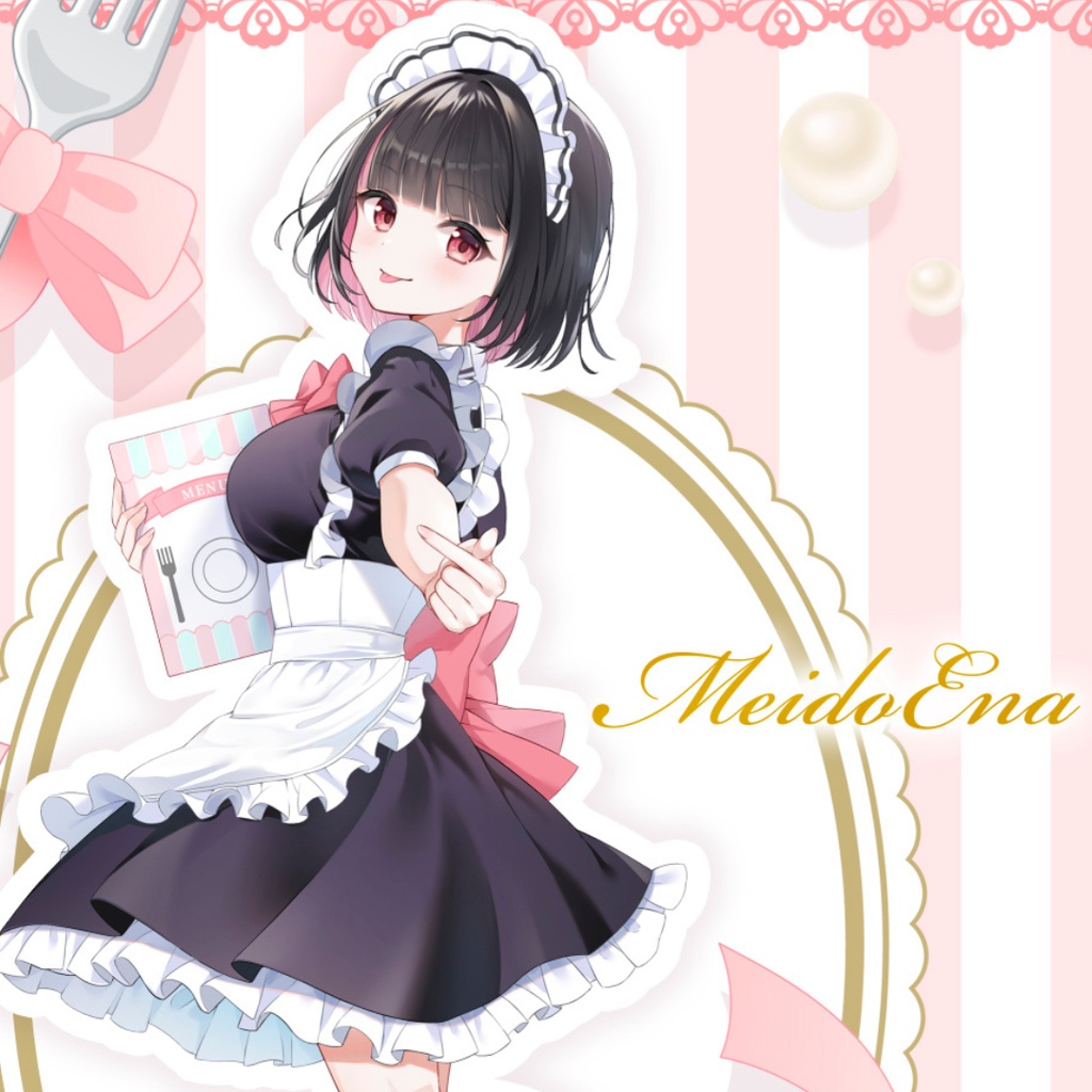 【コラボカフェアフターグッズ】オリジナルクリアファイル(A4サイズ)明戸えなver.