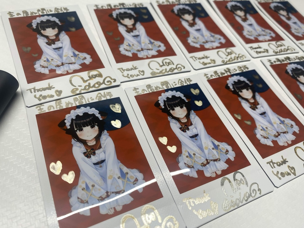 【明戸えな】『主の居ぬ間に』リリース記念グッズ【主の居ぬ間に合作チーム】