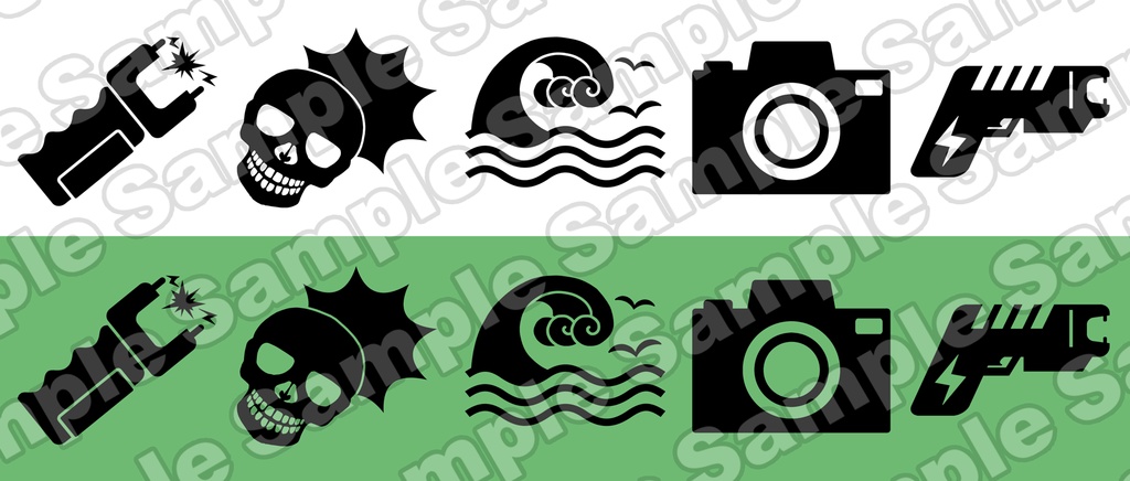 クトゥルフ神話でも使える専門スキルアイコン~文字・フチなしVer~