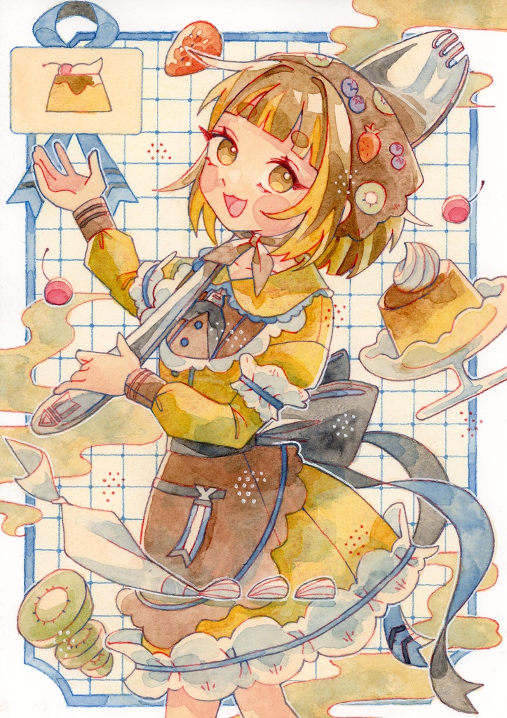 【お年玉】【原画】フレームレス原画