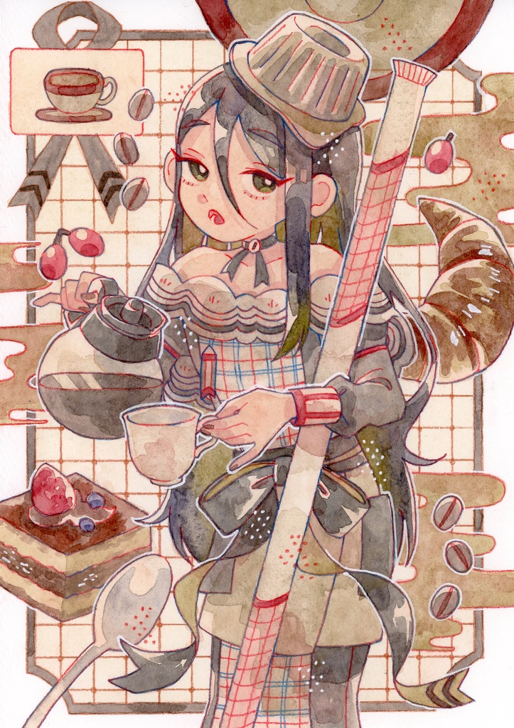 【お年玉】【原画】フレームレス原画