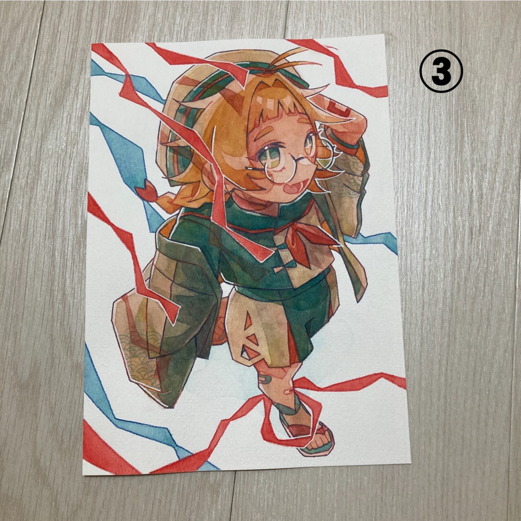 【お年玉】【原画】フレームレス原画