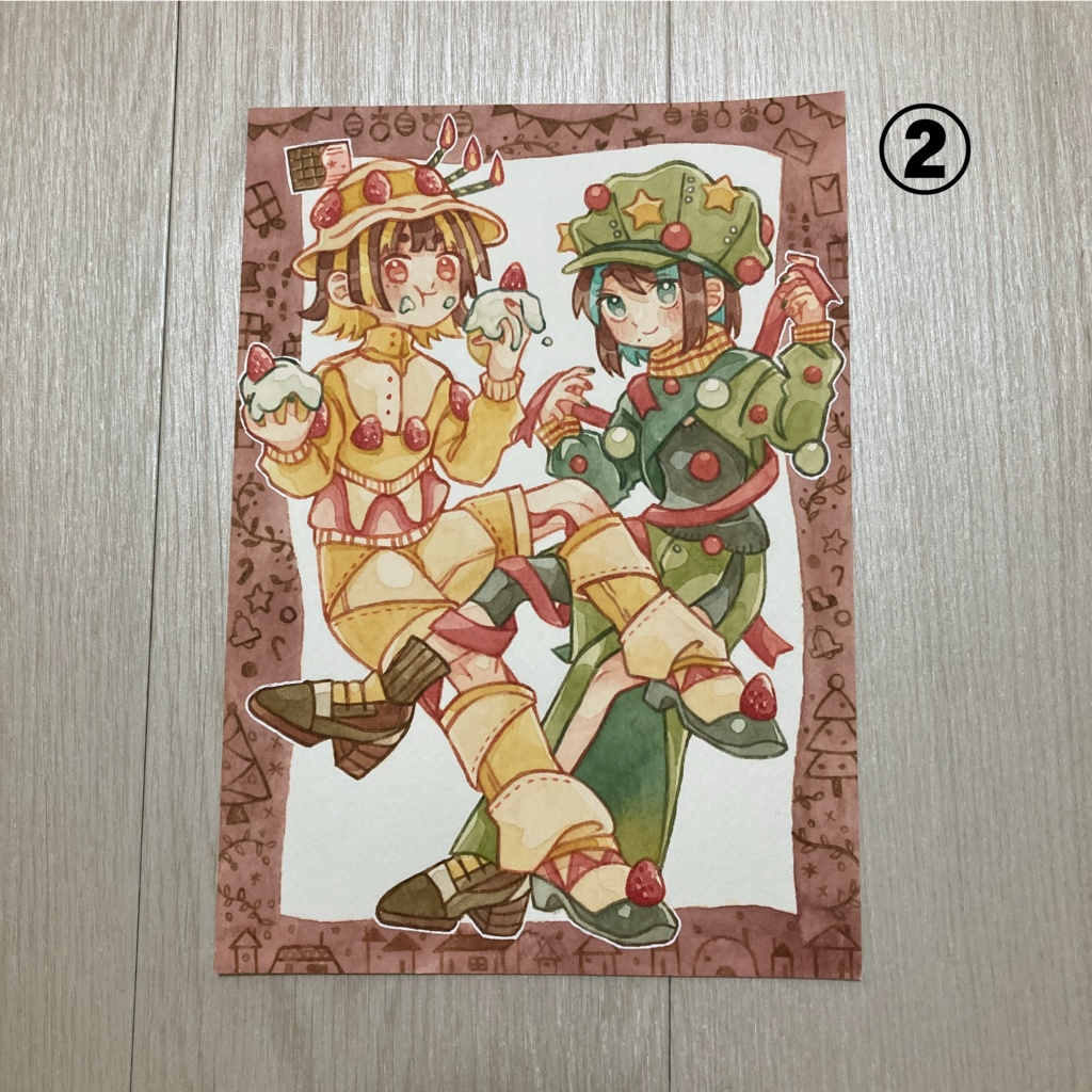 【お年玉】【原画】フレームレス原画