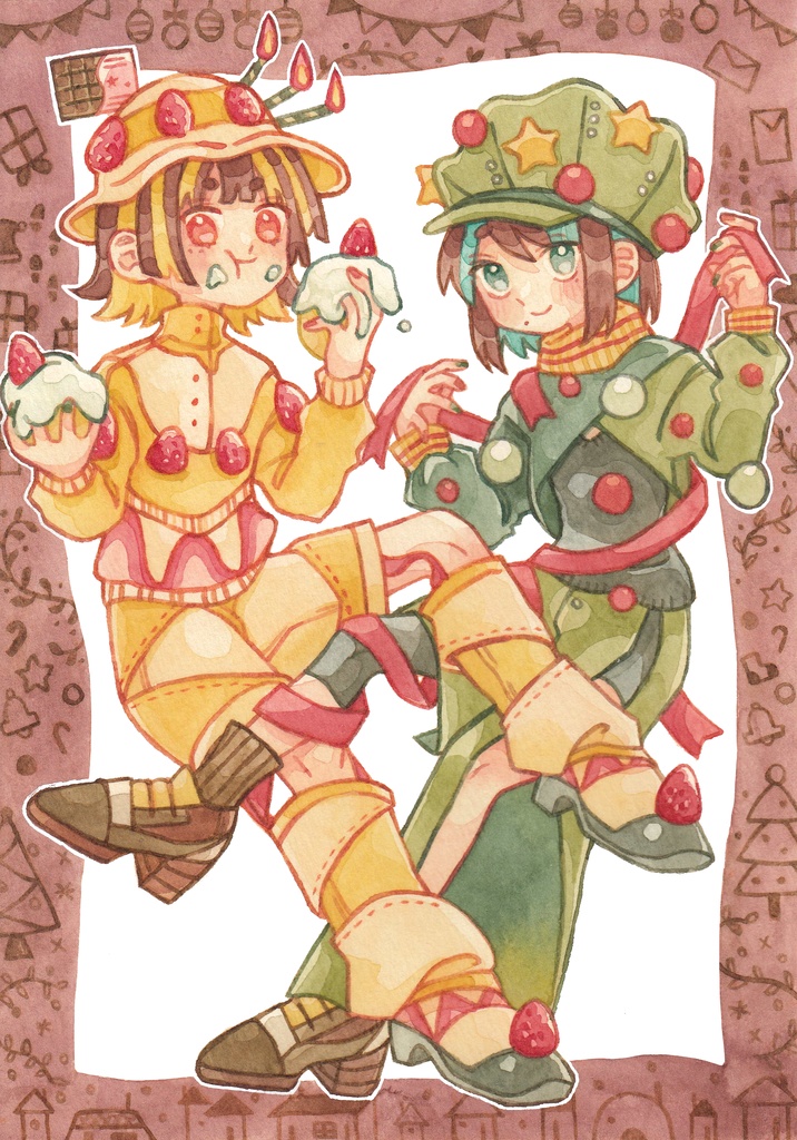 【お年玉】【原画】フレームレス原画