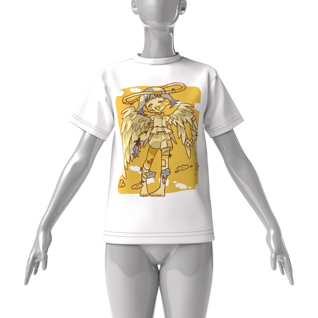 ビックシルエット天使ちゃんTシャツ