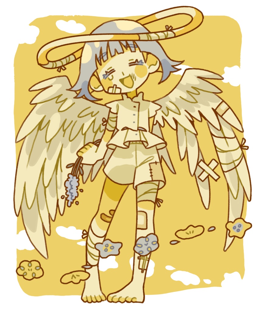 ビックシルエット天使ちゃんTシャツ