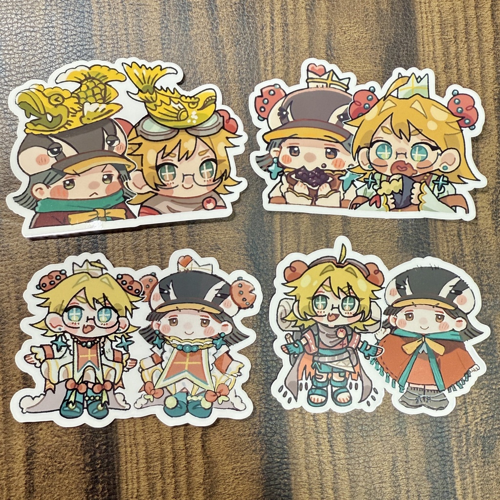 【合同グッズ】えびトリどり【鴨乃島さん】