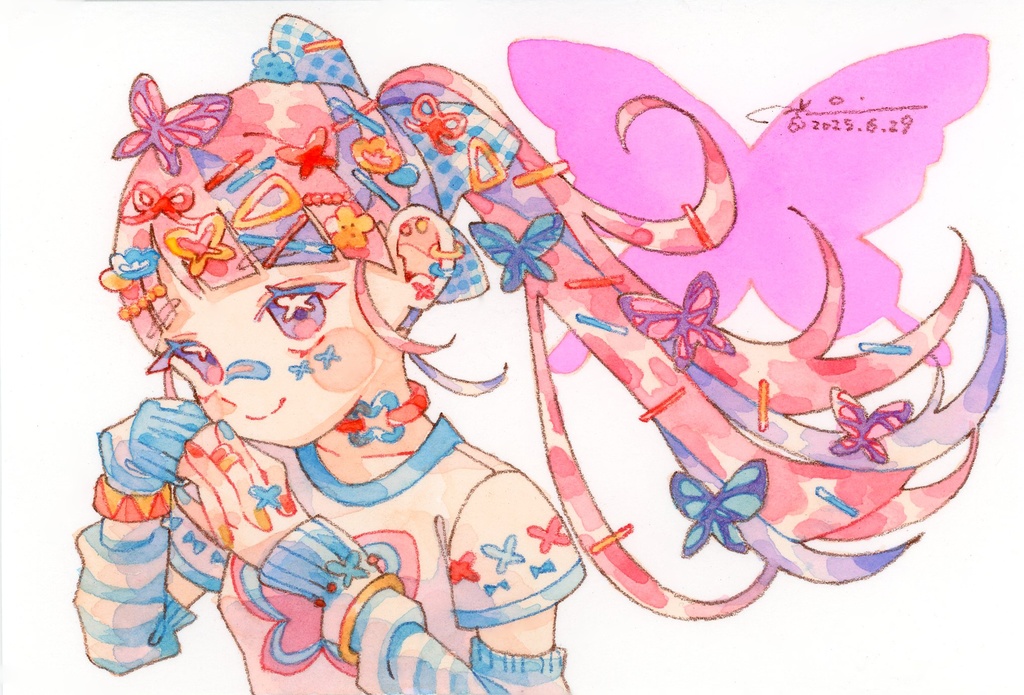 【原画】好きなものに囲まれて