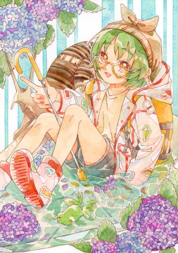 【原画】2025ver. 6月の子【送料着払い商品】