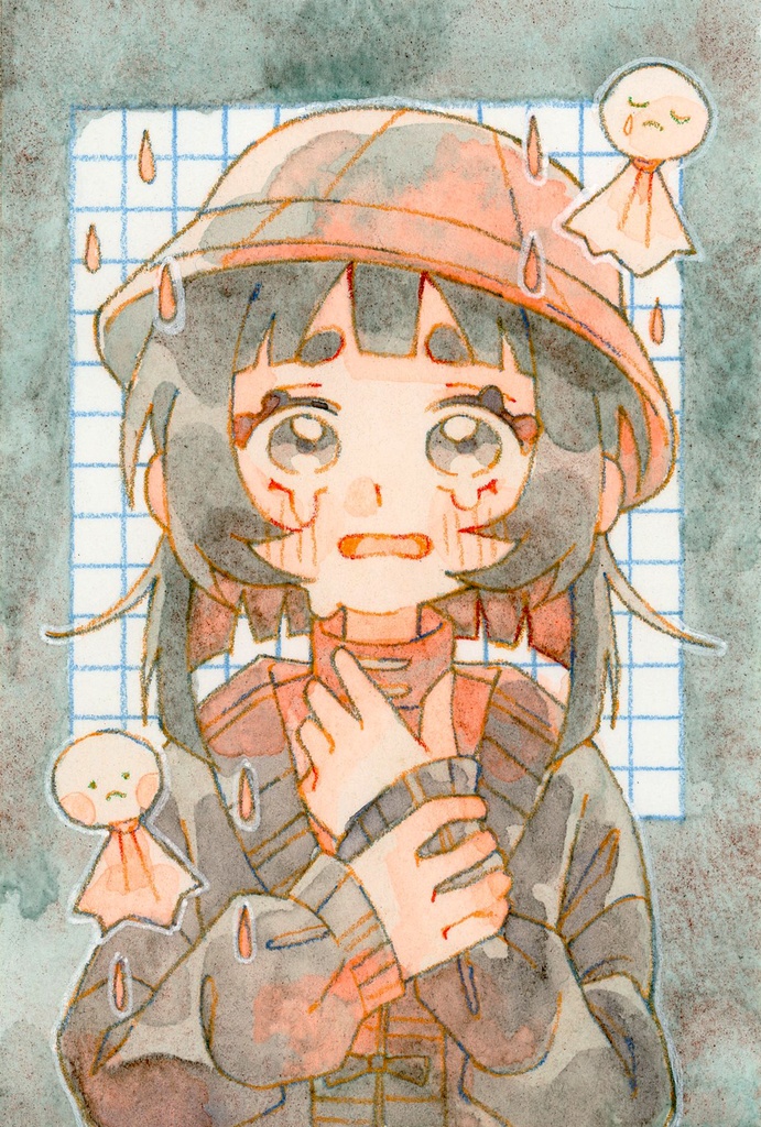 【原画】云思雨 BLUE BROWN