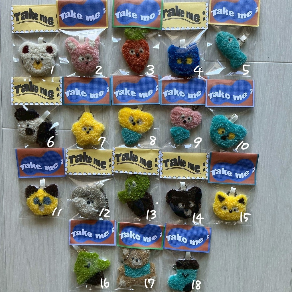 【手作り】妹のお店屋さん【パンチニードル】