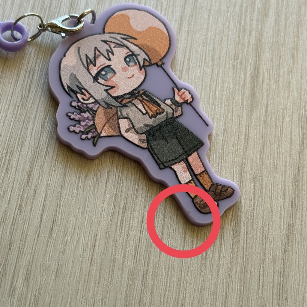 【アクリルキーホルダー】晴れ間で空白【概要必読】