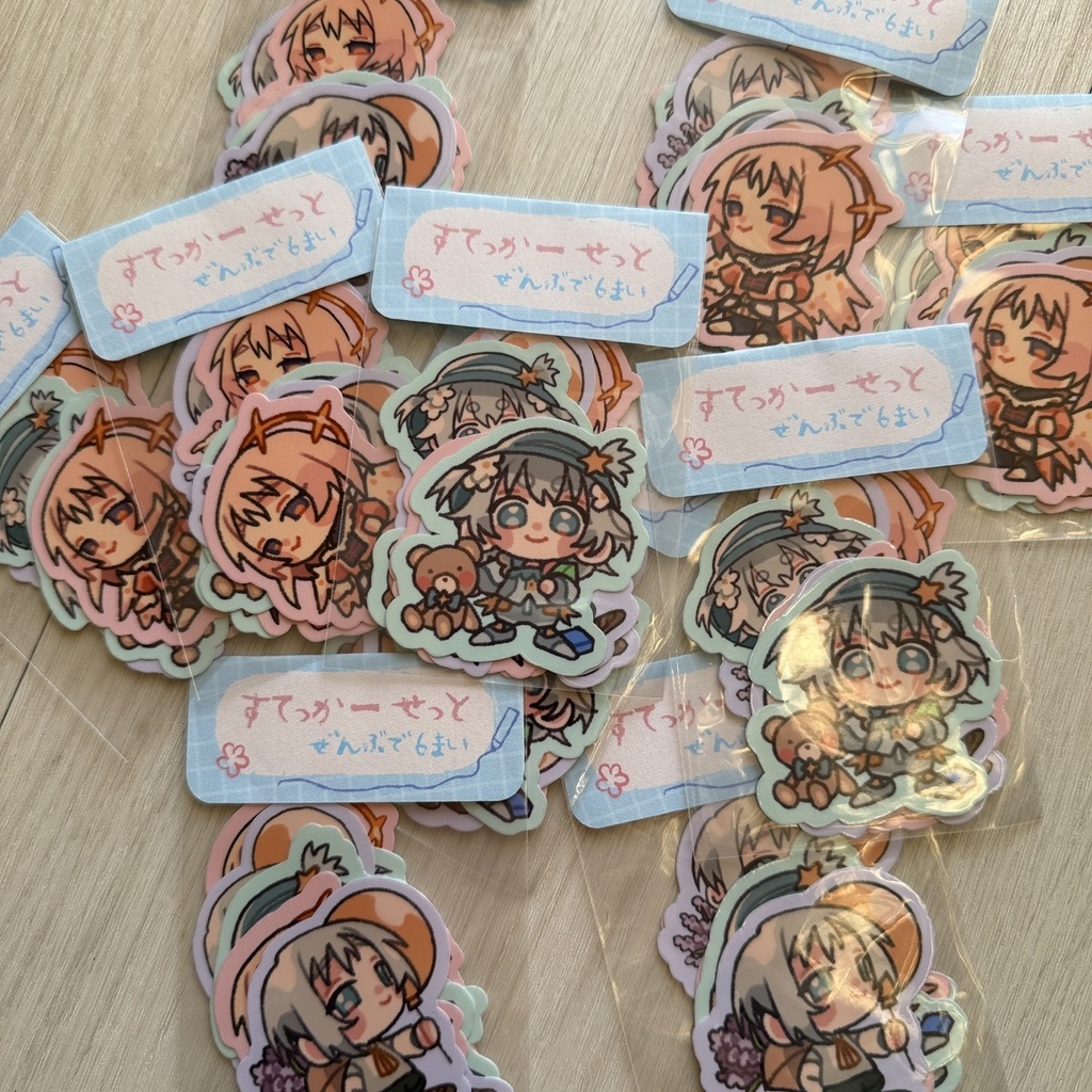 【ステッカーセット】晴れ間で空白