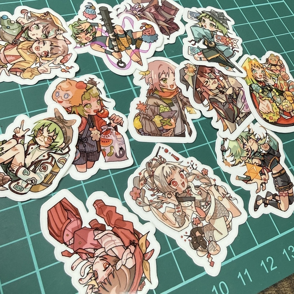 【フレークシール】12か月の子ら