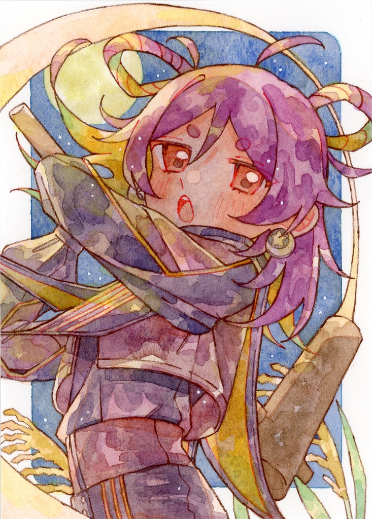 【原画】秋楽しむ 小作品