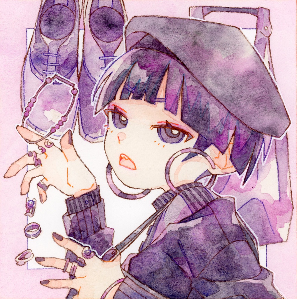 【原画】ENNUI 正方形原画