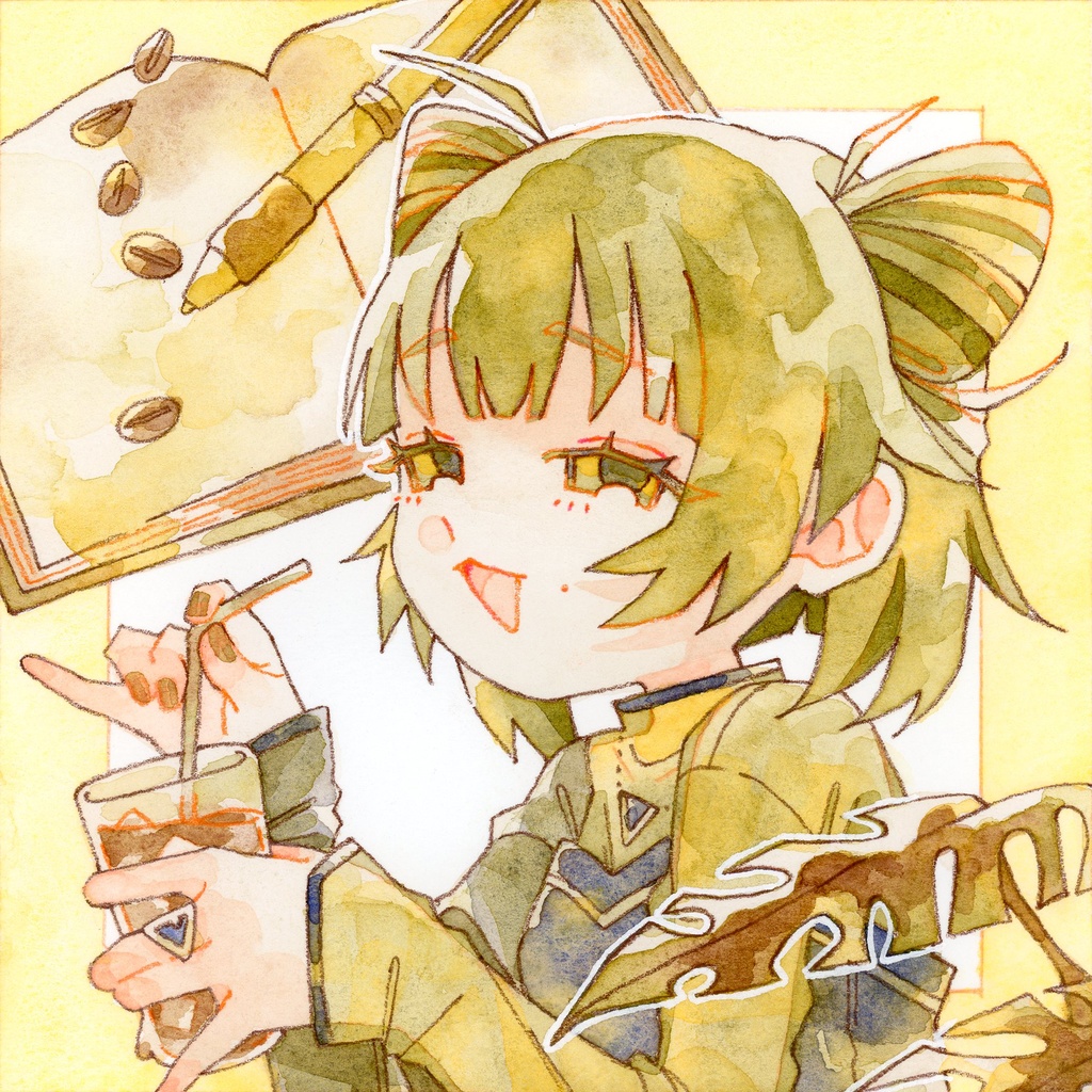 【原画】ENNUI 正方形原画