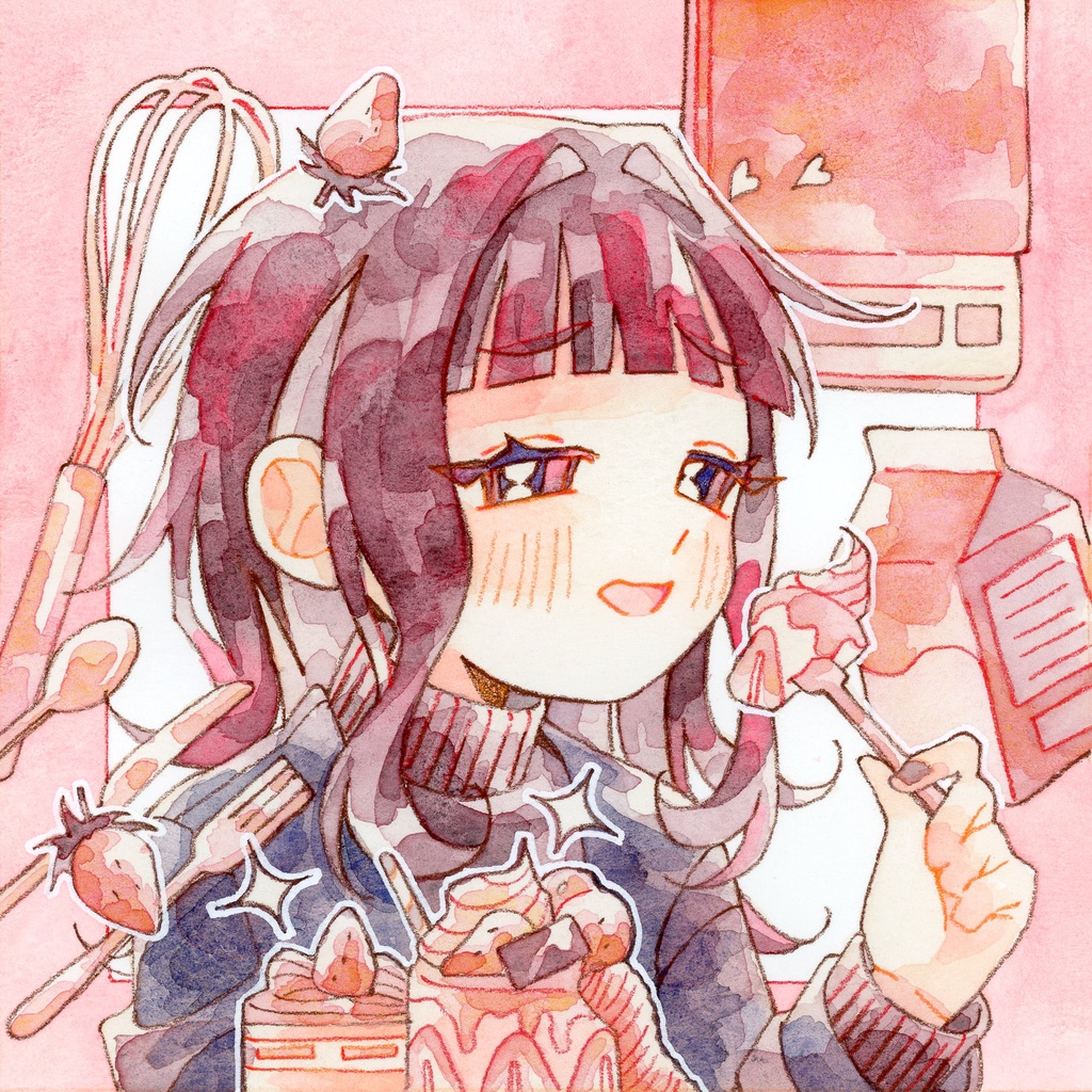 【原画】ENNUI 正方形原画