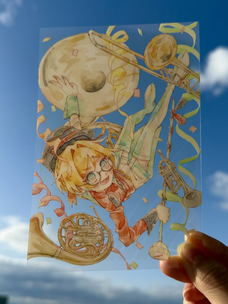 【個展グッズ】クリアポストカード