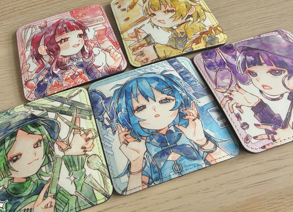 【個展グッズ】ランダムコースター