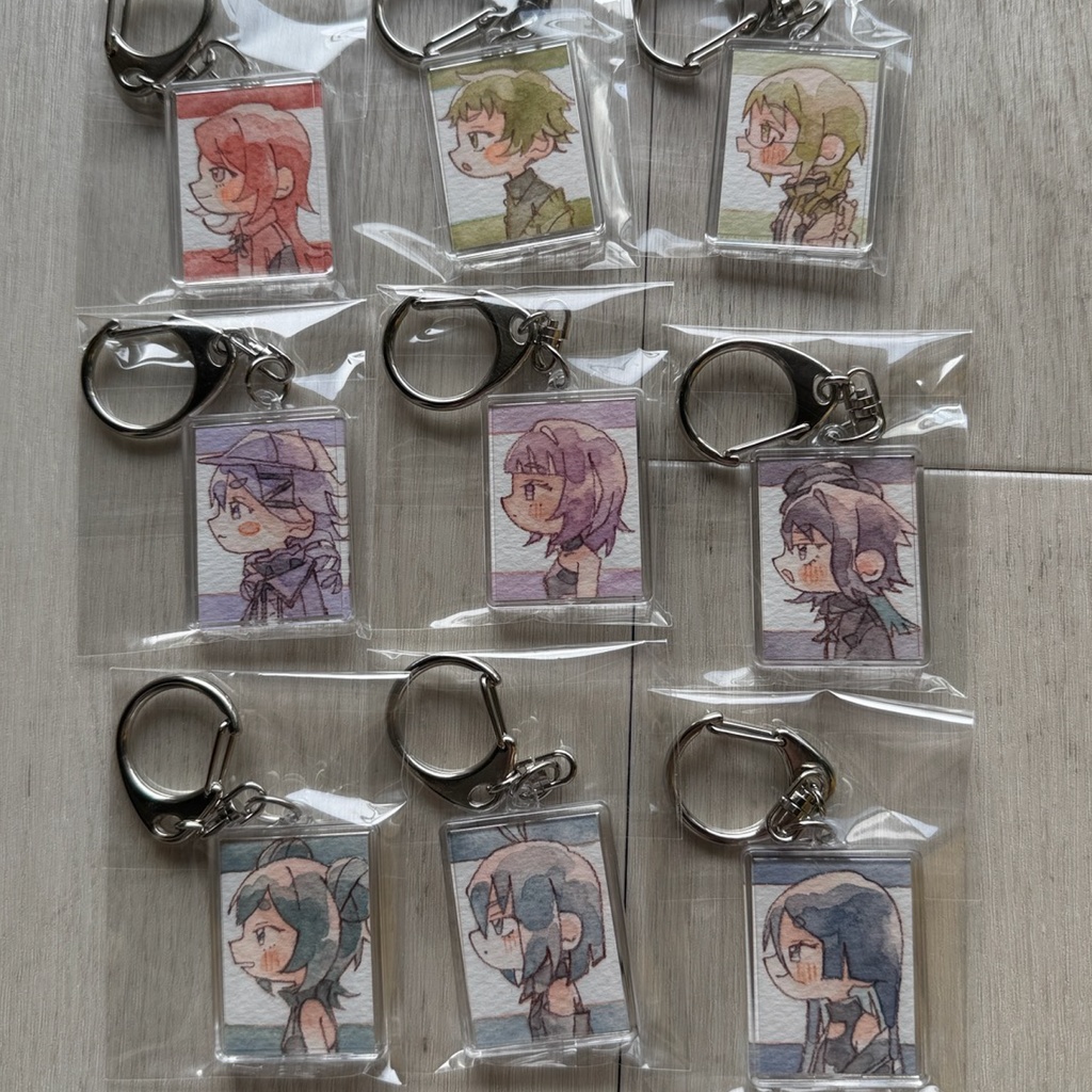 【原画】ミニ原画キーホルダー