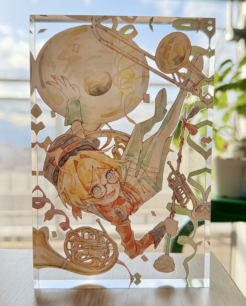 【個展グッズ】アクリルブロック