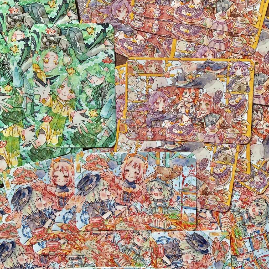 【大きめステッカー】4種1セット