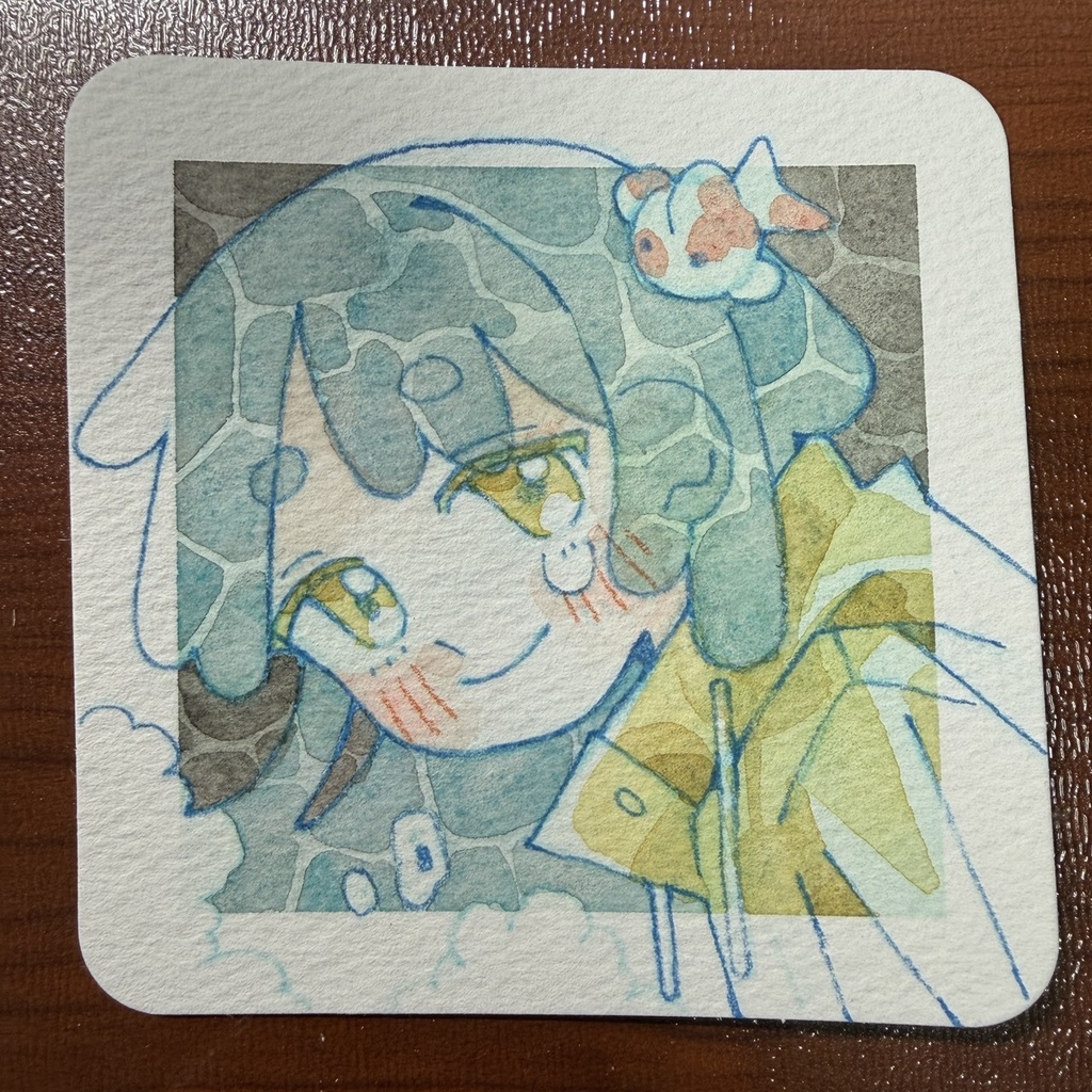 【ドローイング】水の子シリーズ