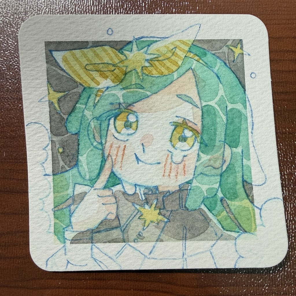 【ドローイング】水の子シリーズ