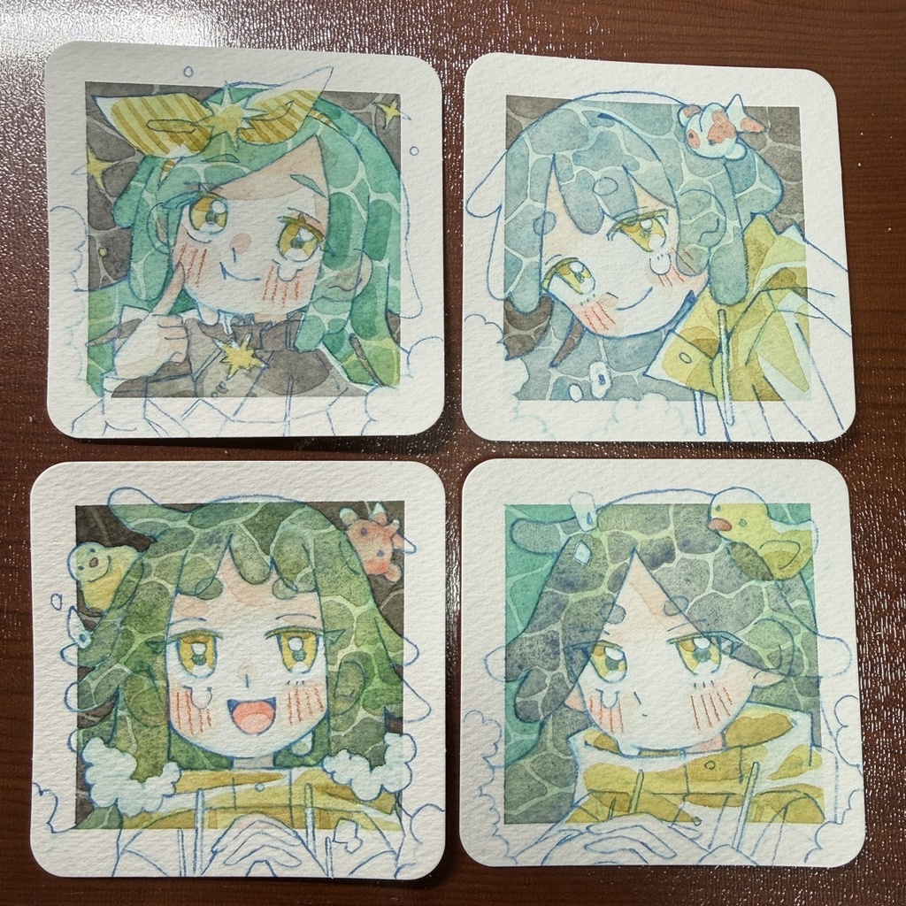 【ドローイング】水の子シリーズ