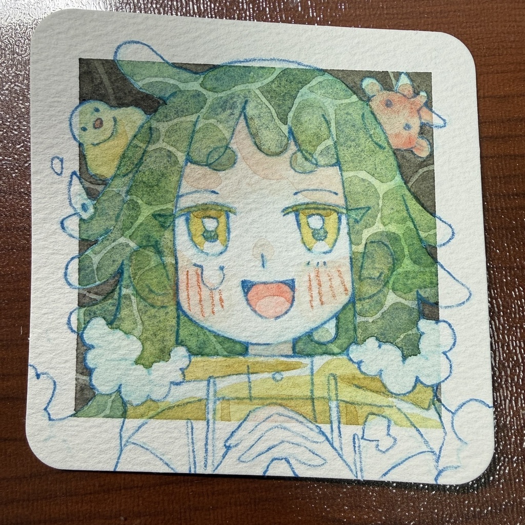 【ドローイング】水の子シリーズ