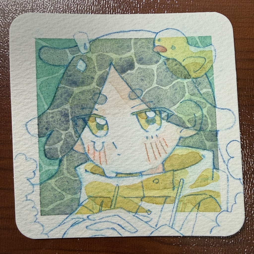 【ドローイング】水の子シリーズ