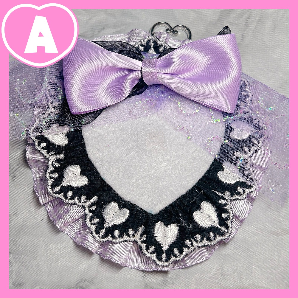 ハート缶バッジロゼット【ハンドメイド】