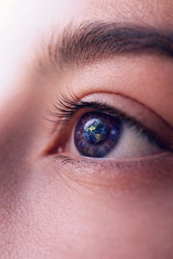 瞳の中の宇宙