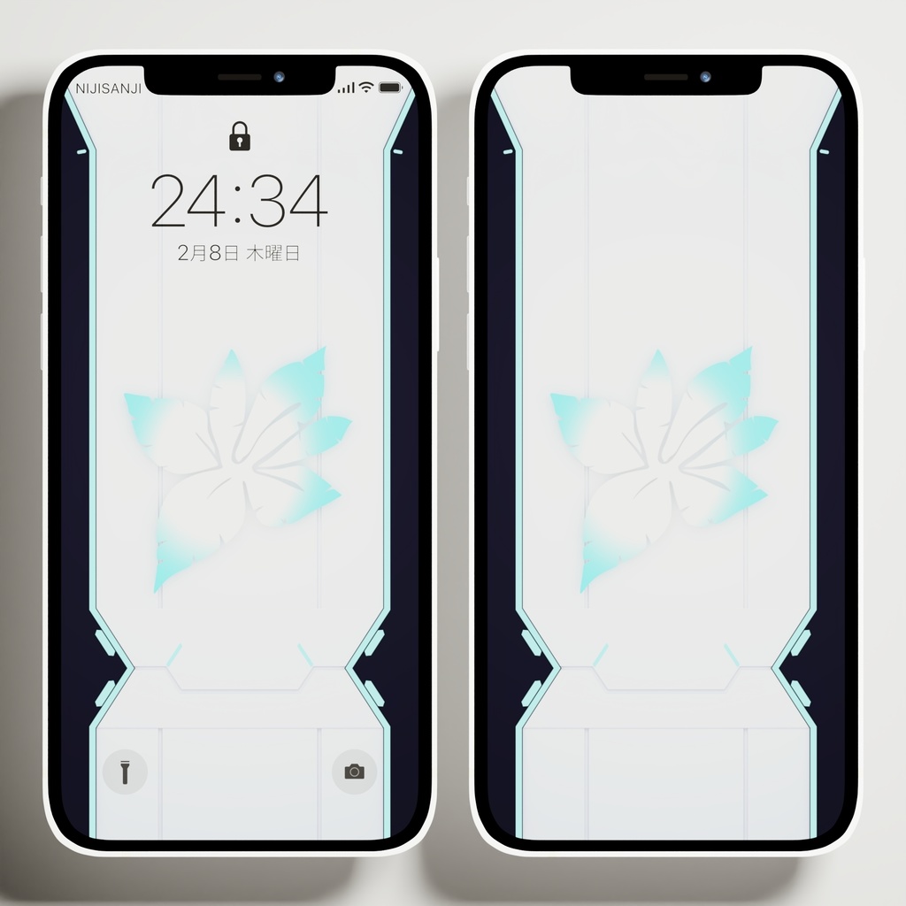 iPhone壁紙 [夕陽リリテーマ]