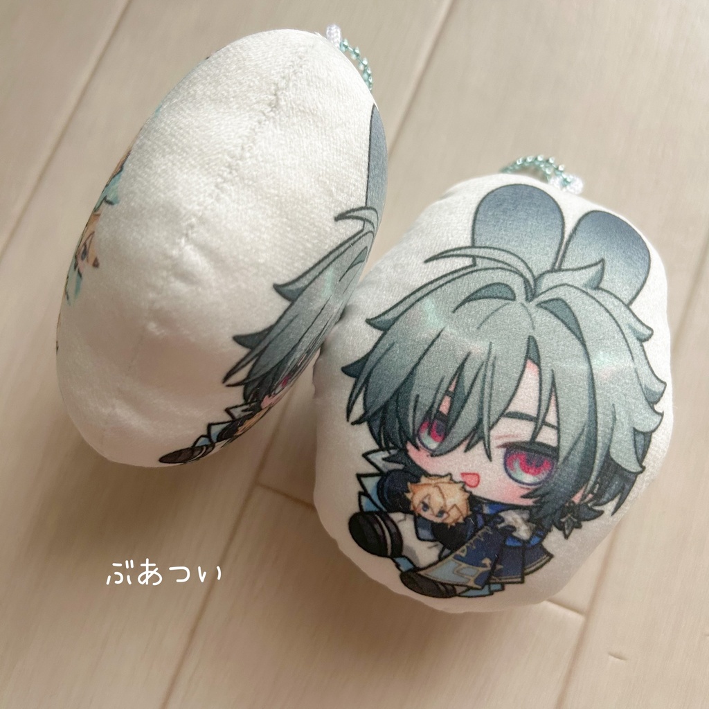 ルカエン『騎士うさミニクッションキーホルダー』